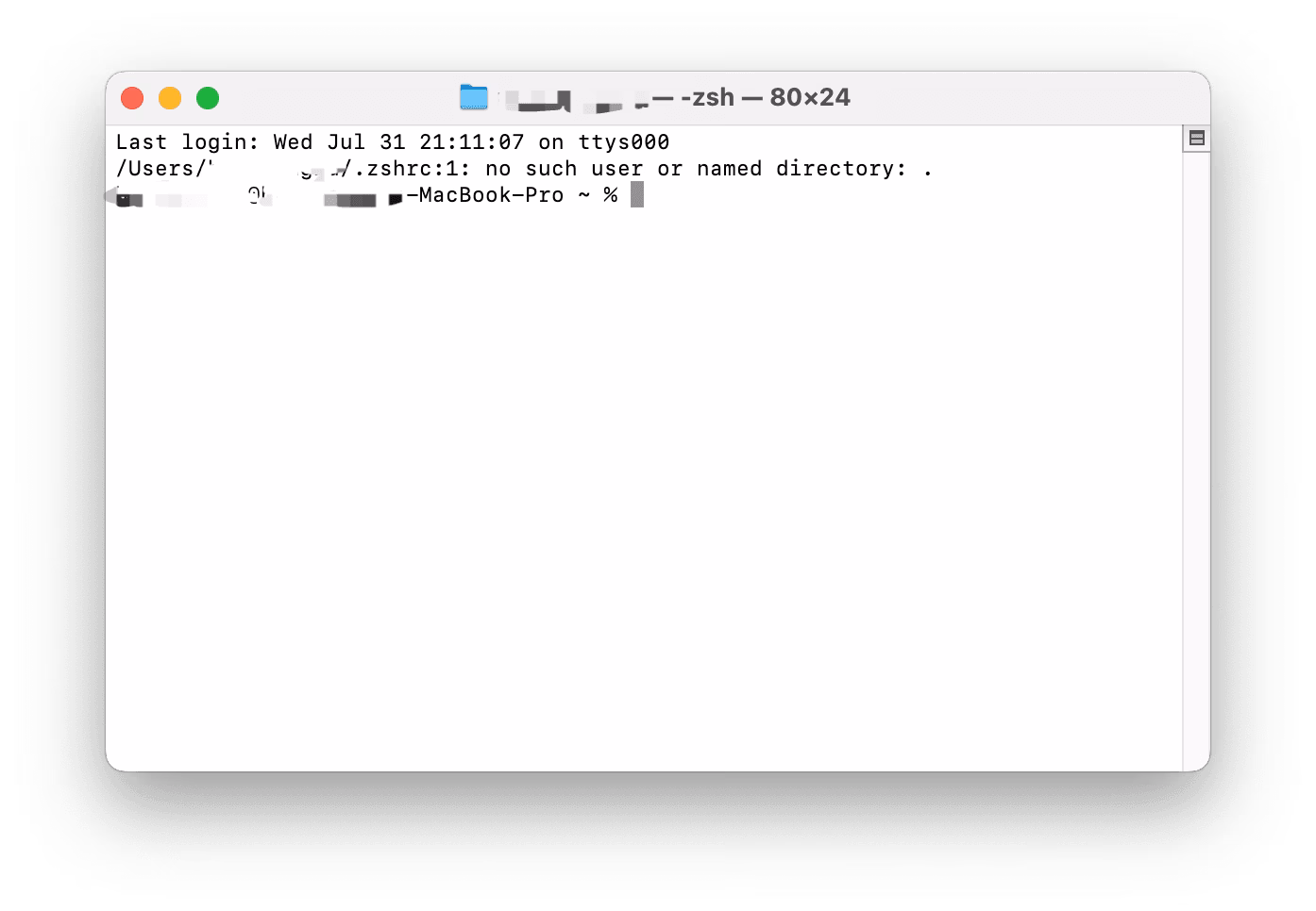 macos 终端